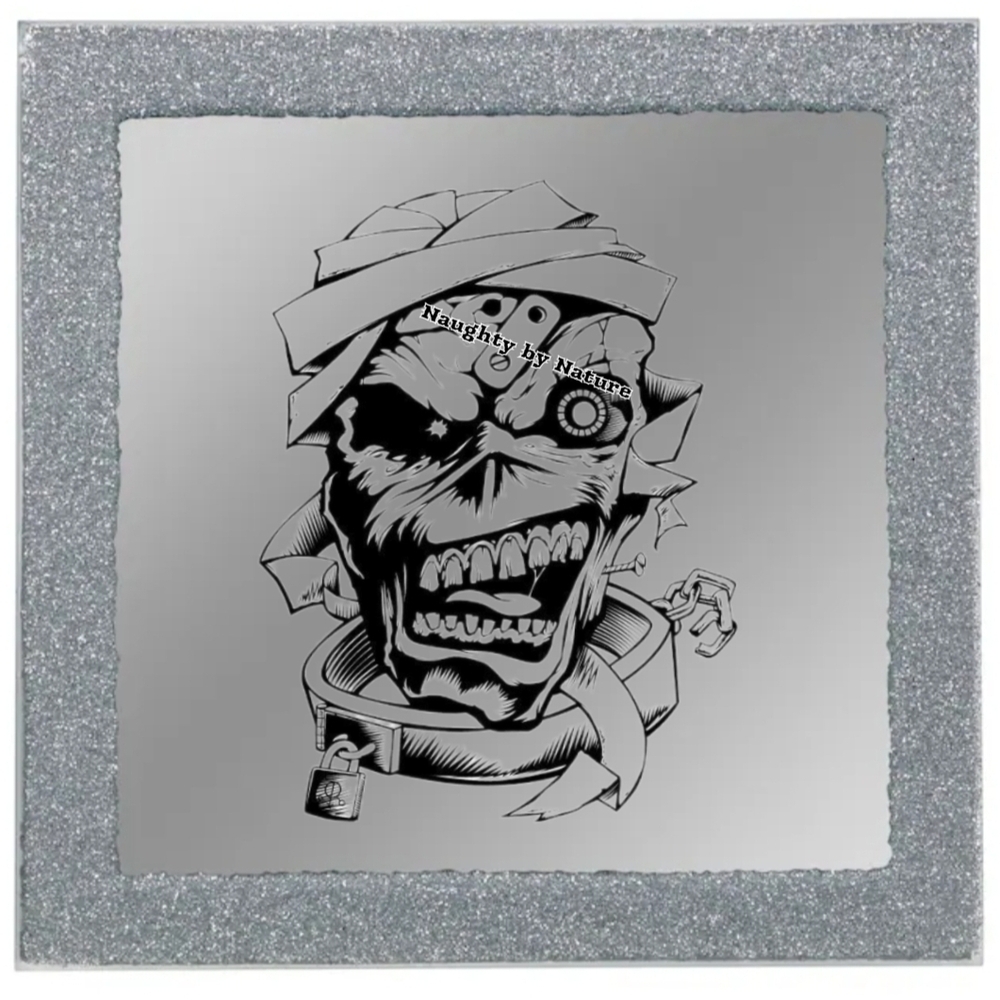 Silver Skull Wall Art Decor